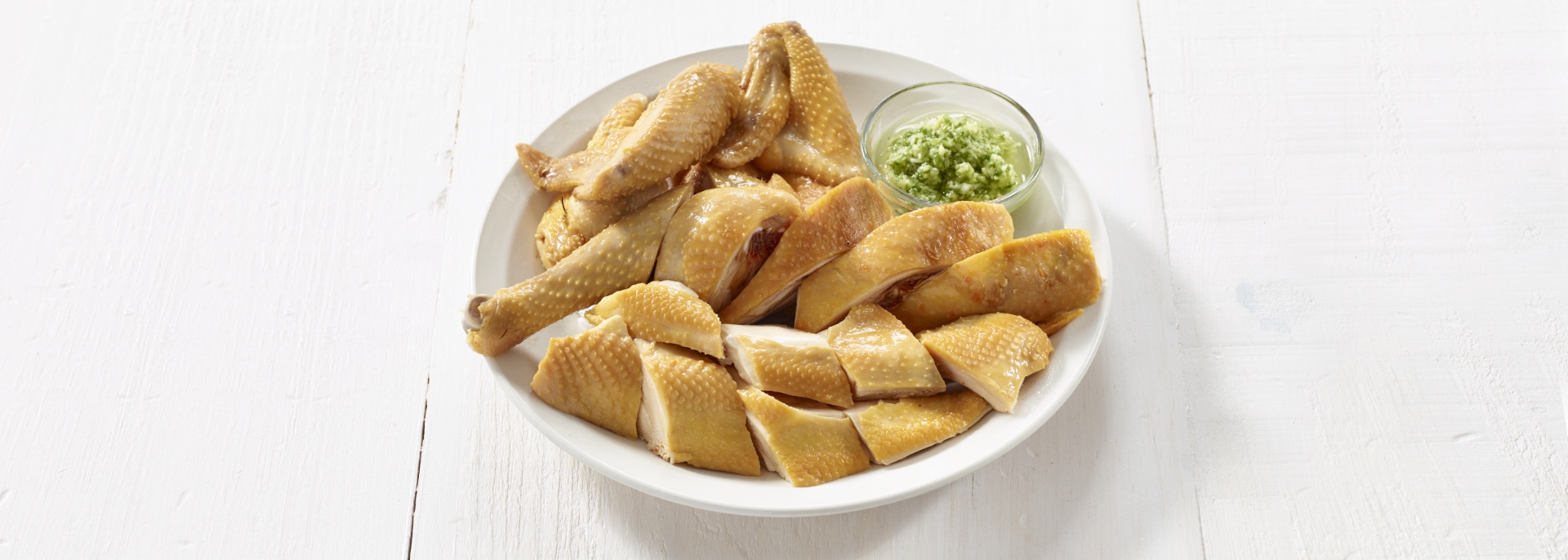 A bowl of yellow Guifei chicken